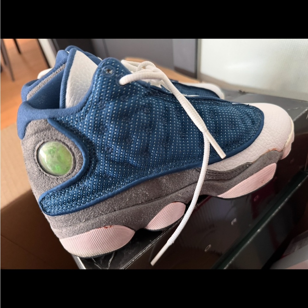 Kids Authentic Blue and Gray retro 13